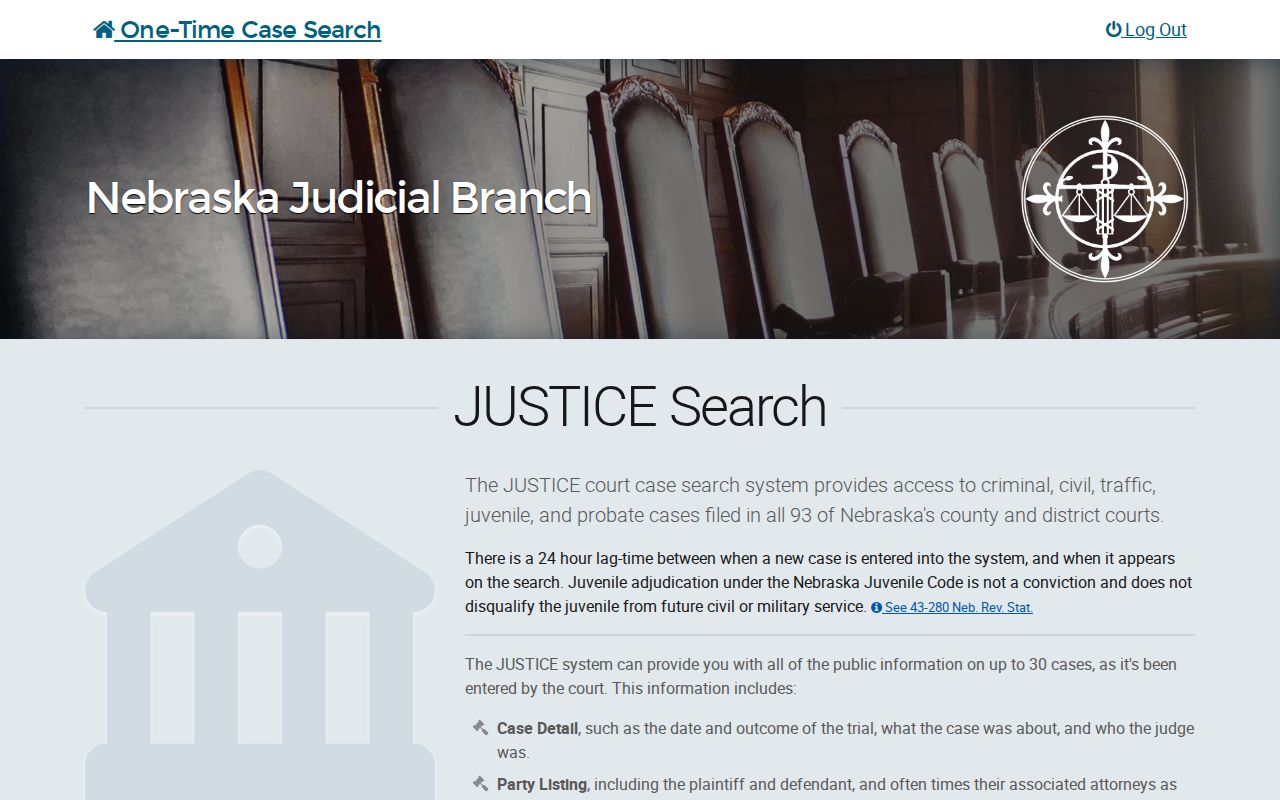 Keya Paha County warrant check JUSTICE name search