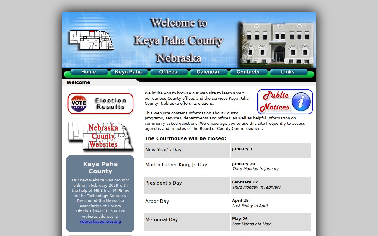 Springview warrant records Keya Paha County courthouse contact
