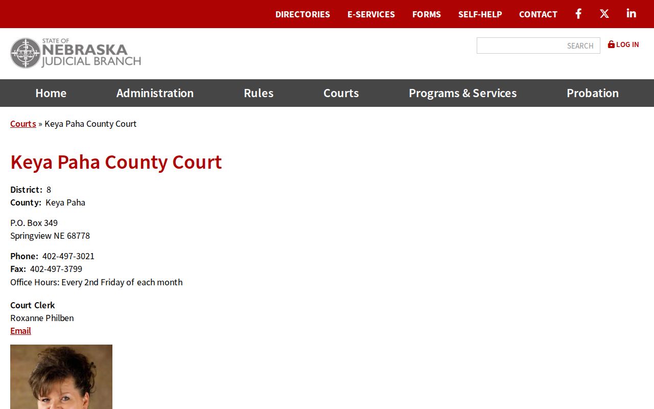 Keya Paha County most wanted official court resource
